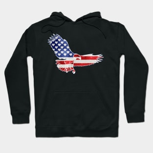 Patriotic American Flag Eagle Hoodie